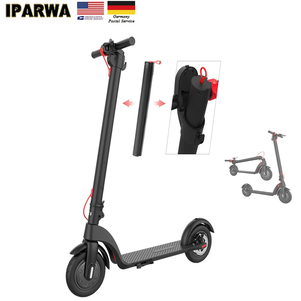 

Iparwa Drop Shipping From Overseas Warehouses Mini Adult Folding Electric Scooter X8 With Battery