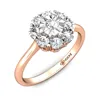 Miracle Plate Diamond Ring IGI GIA HRD certification