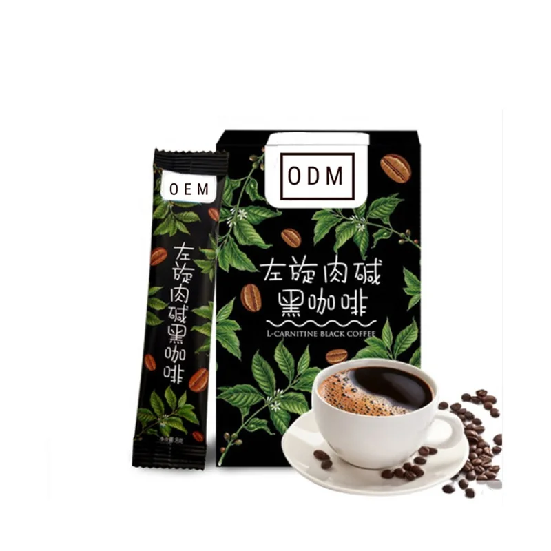 Manufacturing Unisex L-carnitine Instant Black Coffee All Kinds of Coffee Series GMP Factory Manufacturing Unisex L-carnitine Instant Black Coffee All Kinds of Coffee Series GMP Factory