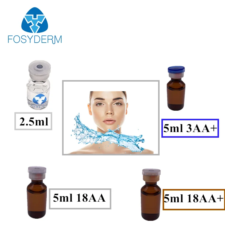 

Fosyderm 2.5ml 5ml Mesotherapy Solution Anti Aging Mesotherapy Injection With HA, Transparent