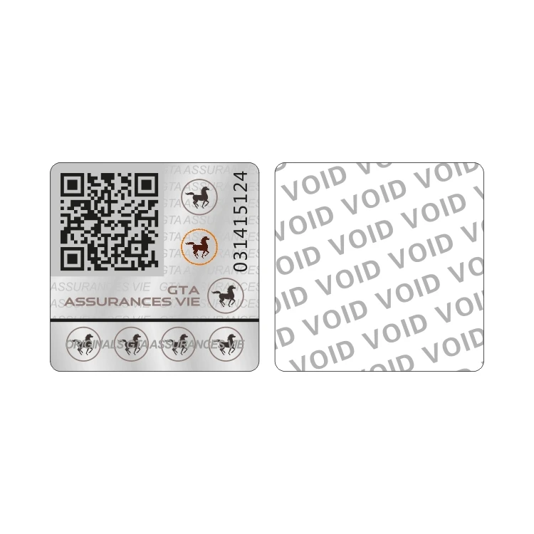 

3d hologram void sticker label custom hologram warranty void stickers