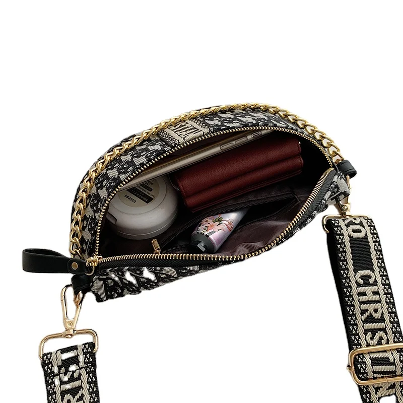 

Net red small bag female 2021 new fashion fashion armpit bag INS chic all-match one-shoulder cross-slung disco chest bag