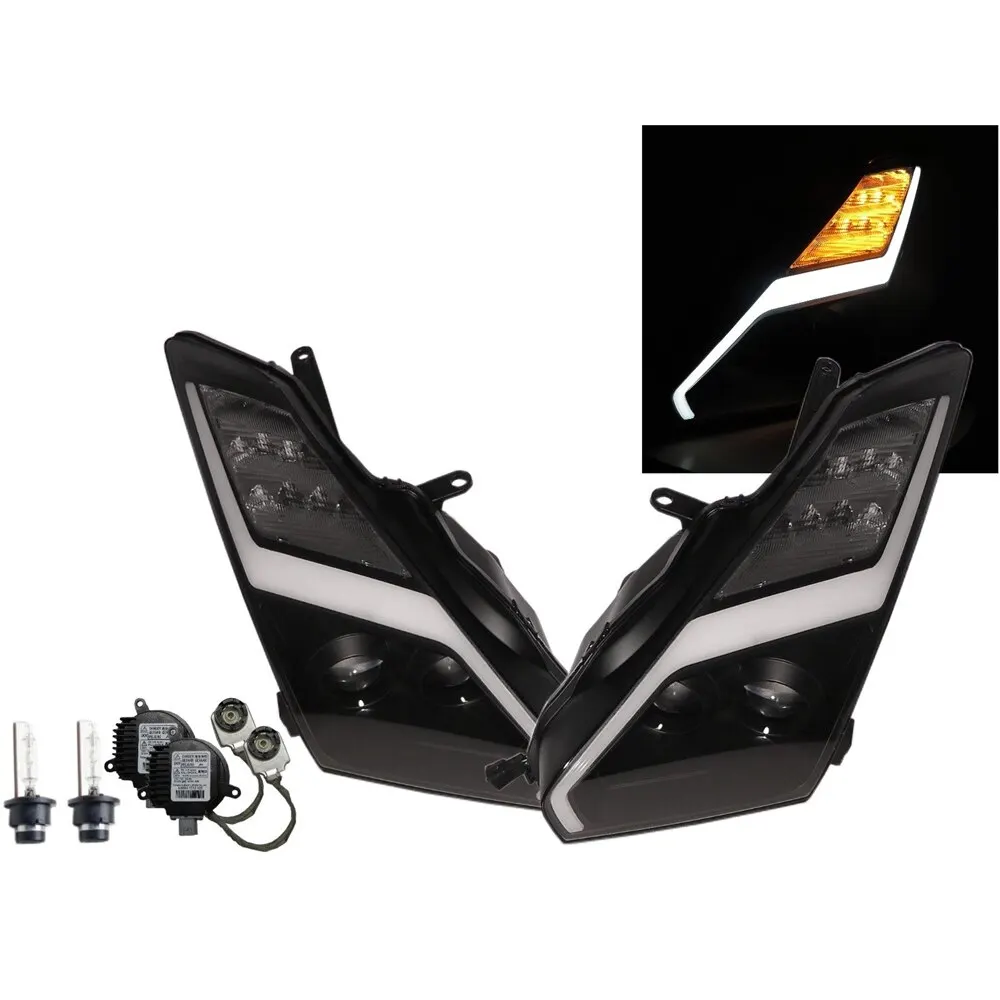 

Skyline R35 2007-2019 Coupe 2D D2S HID XENON Headlight Black for NISSAN LHD