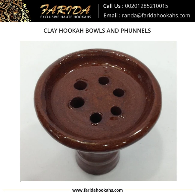 Hookah Bowls Egyptian Quality Glazed Shallow