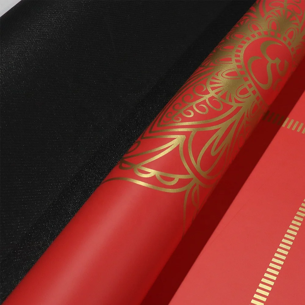 

Colorless tasteless environment-friendly golden printing can be customized elastic non-deformation special PU yoga mat