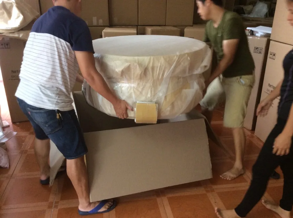 High quality modern design mother of pearl inlay round coffee table