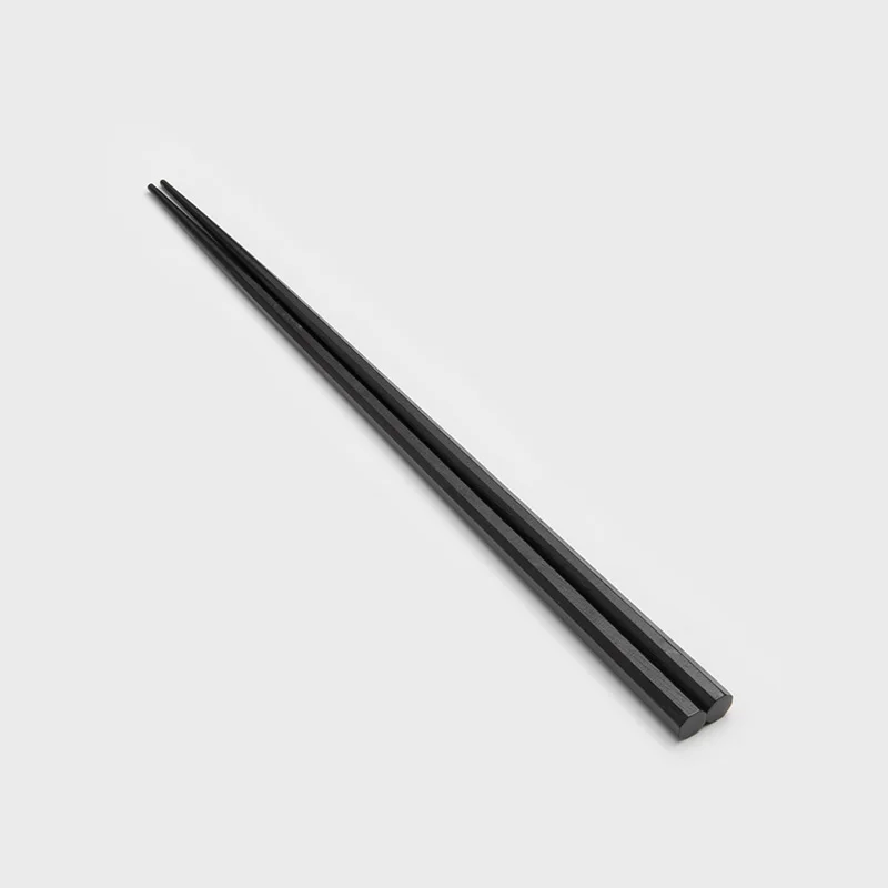 

Japanese luxury elegant fancy ebony Octagon Black Wood Chopstick for hotel, Natural
