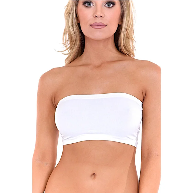 Wholesale Free Tax Hot Products Women S Plain Tube Top Sexy Lady