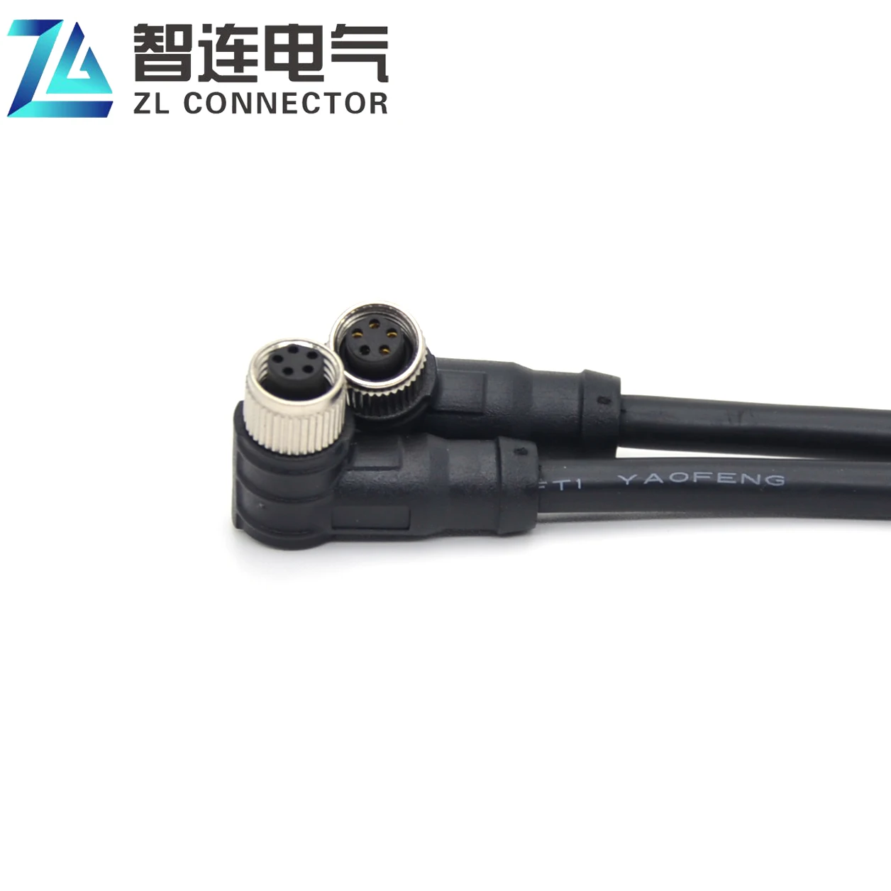 IP67 IP68 Waterproof Circular Female M8 M12 2 3 4 5 8 12 Pin Cable Connector