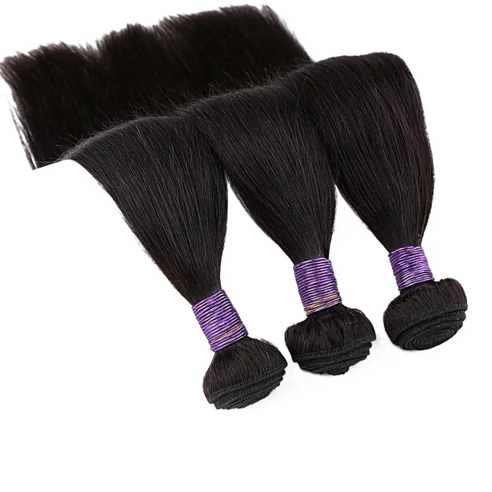 

Free Sample 26Inches Cuticle Aligned Hair Bundle Wholesale Brazilian Virgin Hair Staight Long Hair