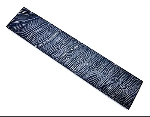
CUSTOM HAND MADE DAMASCUS BILLET BAR WITH AMAZING PATTERN FOR MAKING THE BEST QUALITY KNIFE 