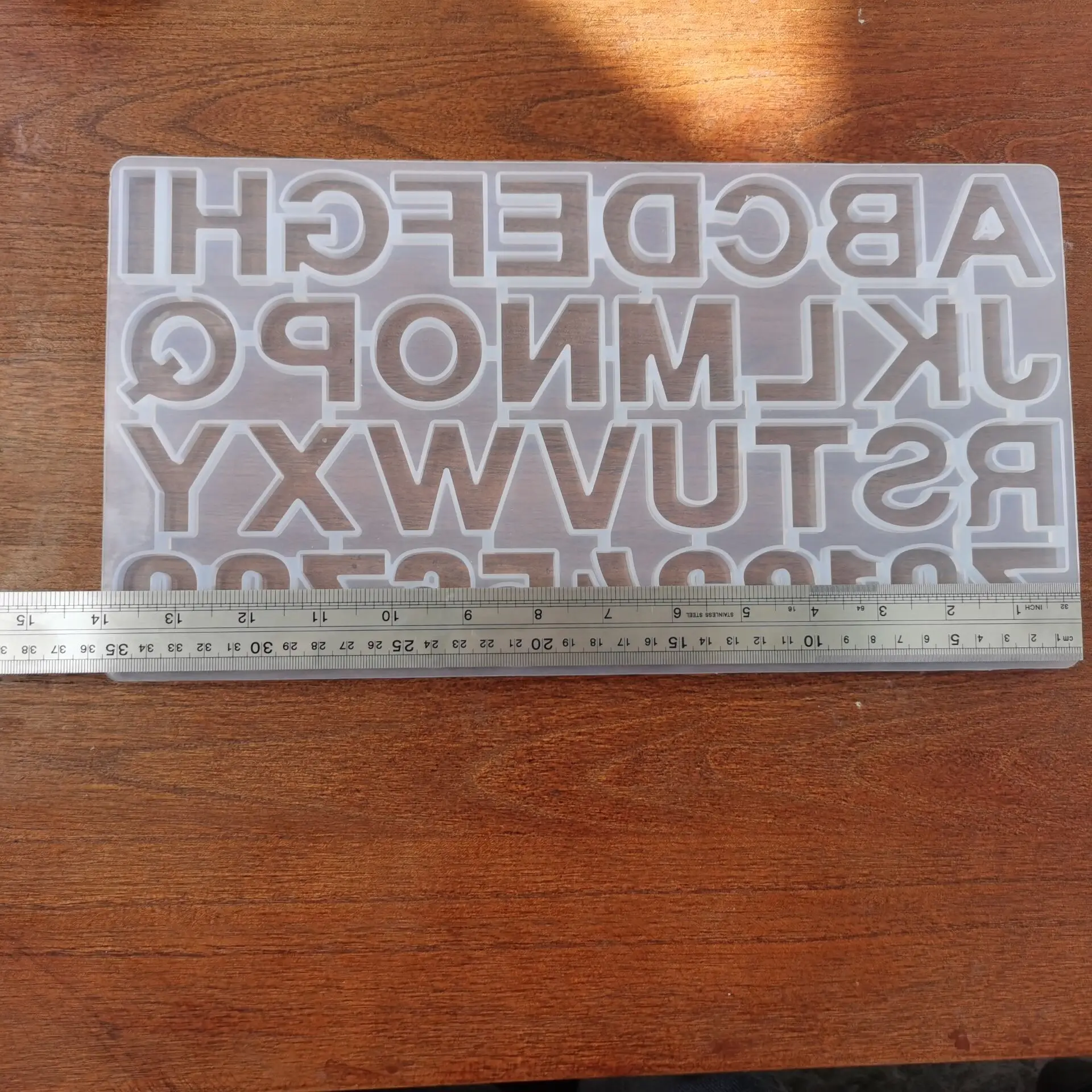 

Non-stick easy resin numbers letter symbols chocolate bar RESIN ABC to XYZ 0123456789 alphabet with Hole mark silicone mold