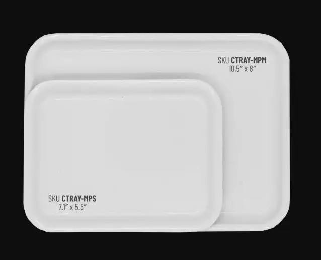 Custom White Rolling Trays Medium Quick Prin Buy Custom White