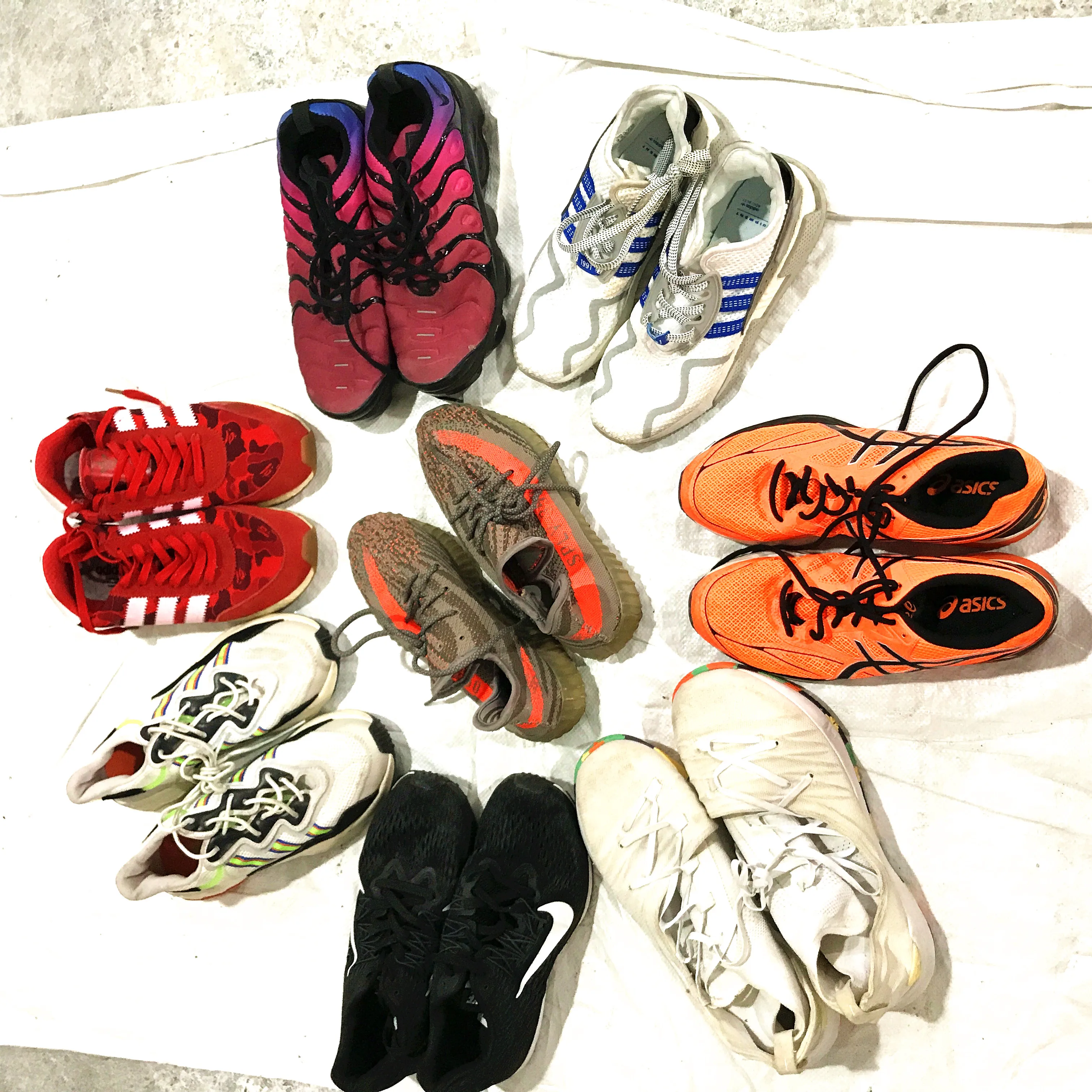 

Wholesale top quality second hand used shoes men sports shoes with bale 25kgs, Mix color used shoes