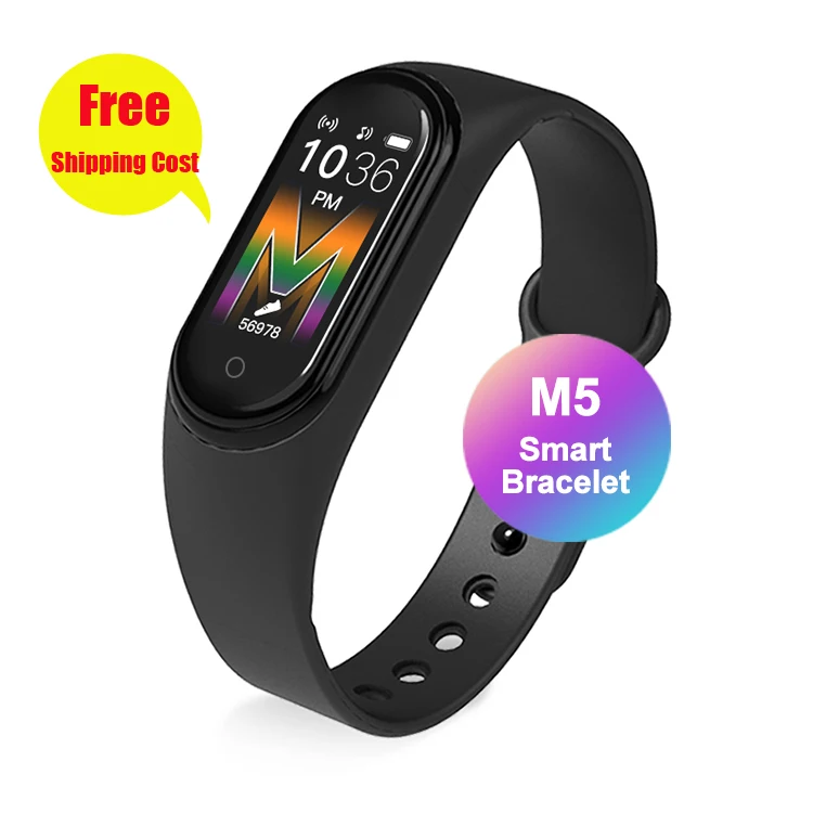 

best smart watches 2020M5 smart band bracelet watch IP68 Waterproof Blue tooth call Music Play Heart rate Tracker smart watch m5