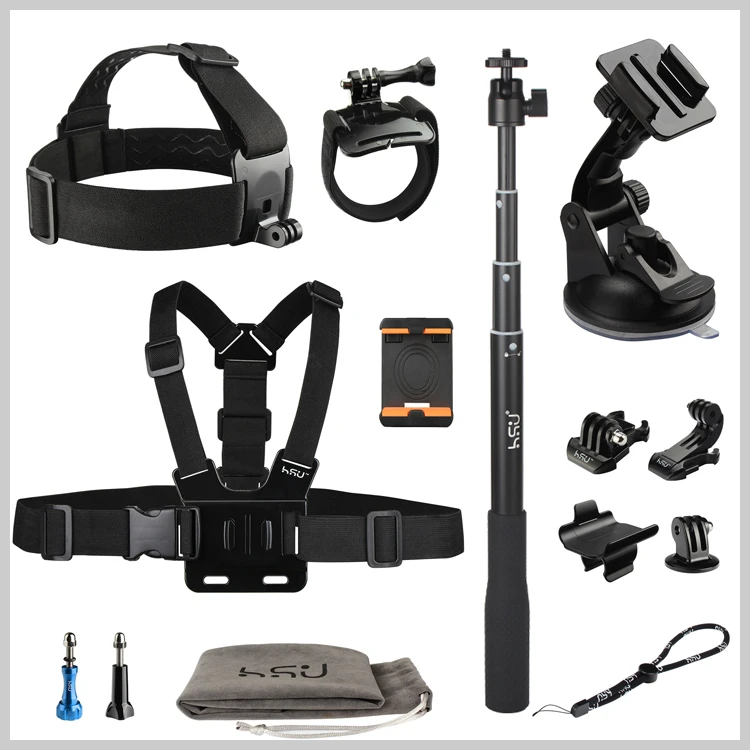 

13-in-1 Tripod Stick Mount Action Camera Accessories Set for Action & Aports Camera Accessory Set Osmo Max Go Pro Accessories