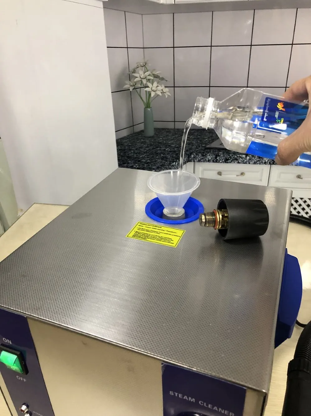 Steam Cleaner For Jewellery With Low Water Level Warning With Flexible