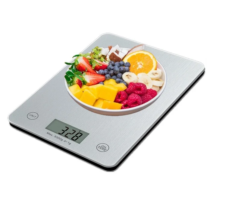 

high accuracy food weighing multifunction measurement cooking weight 5kg digital scales kitchen scale, Sliver/black/red/pink