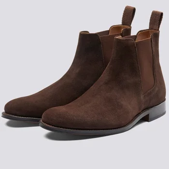 real suede chelsea boots