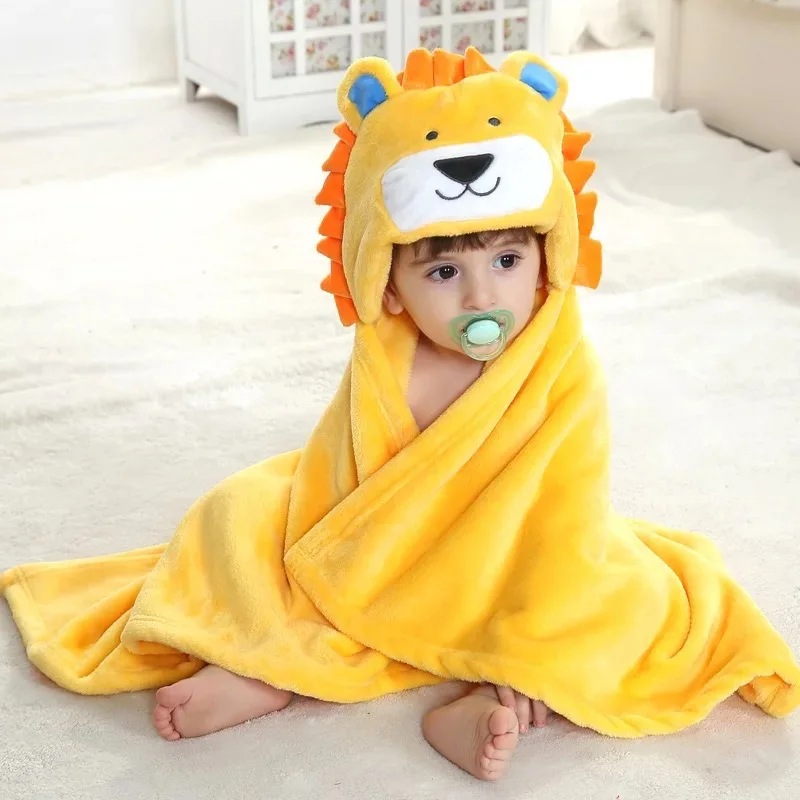 

EVERYSTEP Hooded fleece Flannel soft baby kids children's boy girl blanket