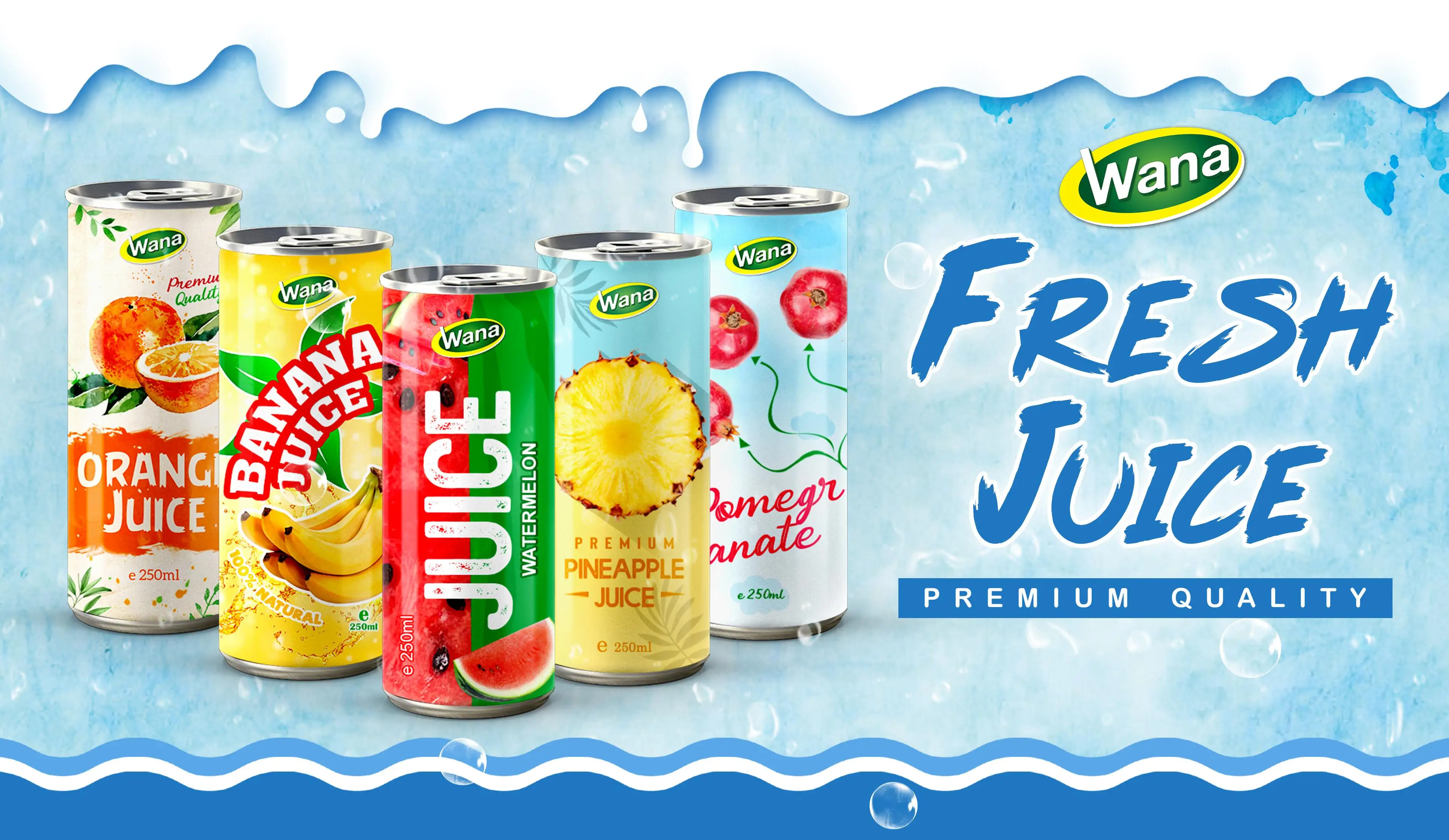 Fresh juice canned