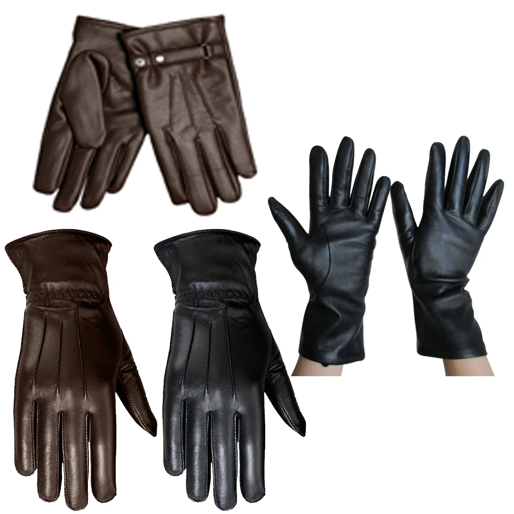
Bachelors fashion able winter leather gloves for men, low price dressing gloves 
