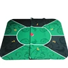 1.2m evergreen texas hold'en table cover rubber poker table cloth