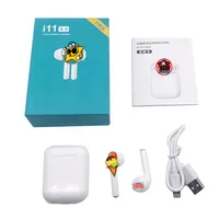 

Hot i11 tws wireless mini earphone bluetooth 5.0 stereo earbuds touch control i11 earphone for iphone huawei samsung