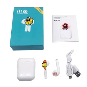 i11 TWS Touch Wireless Bluetooth Earphones Charging Box