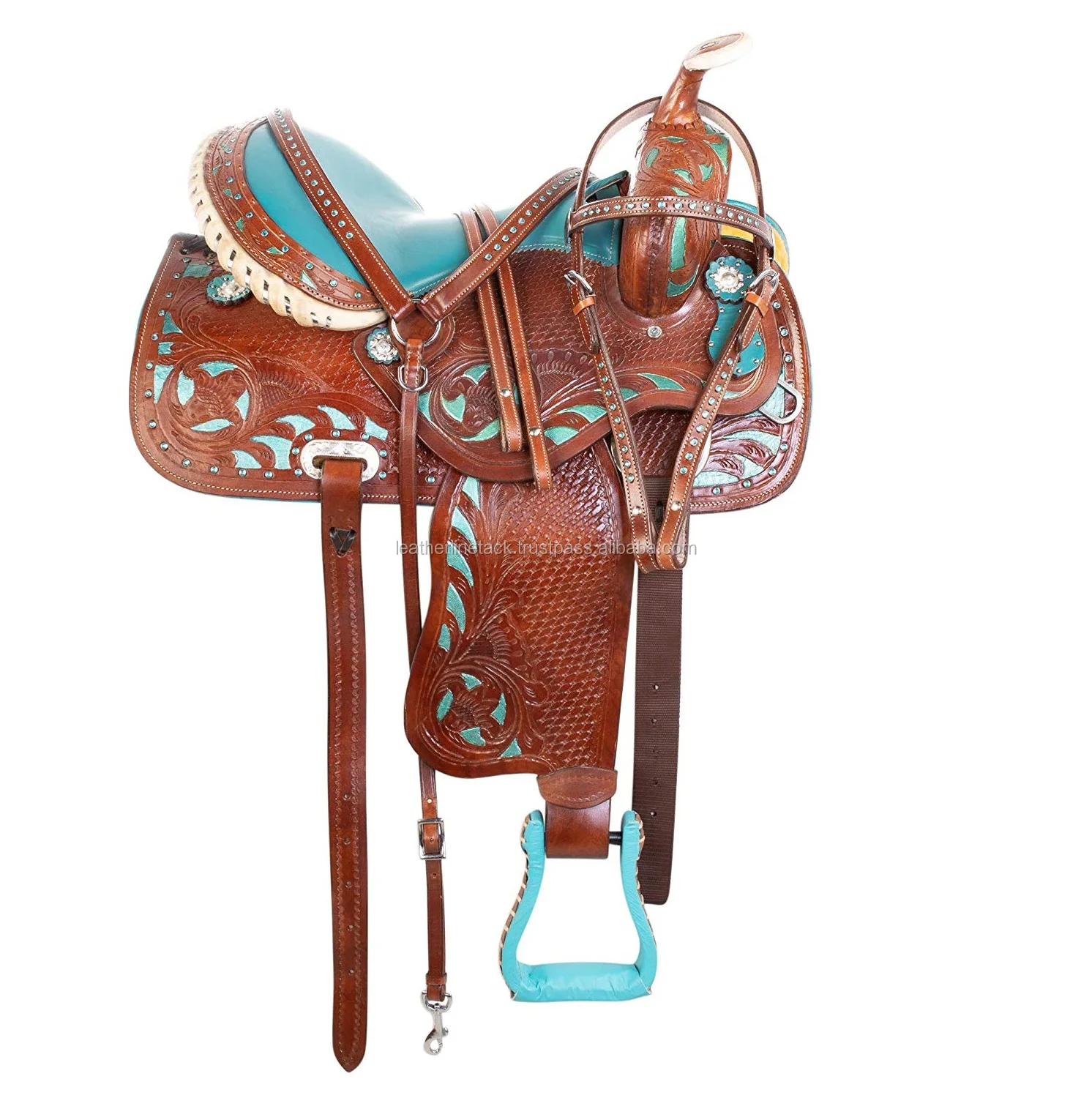 USED HEADSTALL SHOW WESTERN BLING HORSE BRIDLE TRAIL PLEASURE BARREL RACING TACK 