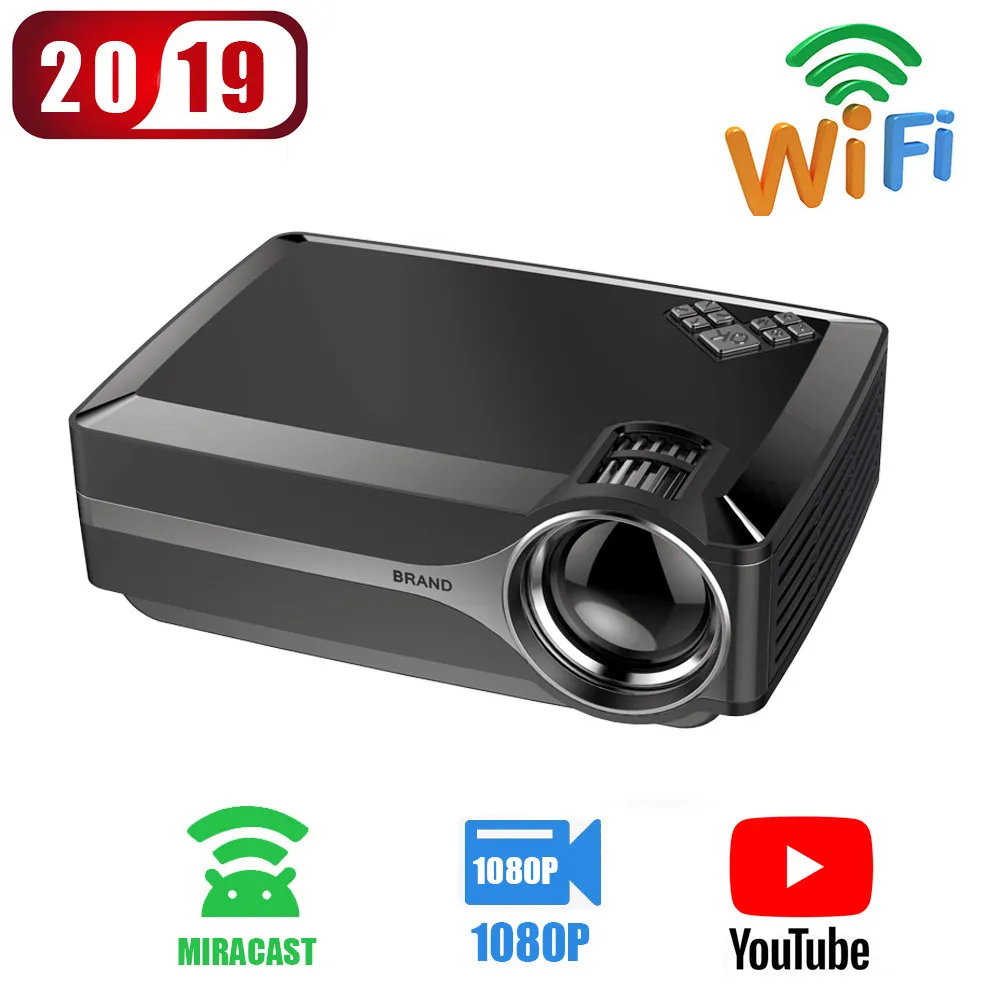 

[Wifi Micrast Version ] Aliexpress Hot Selling Cheap Native 720p HD Home Theater Movie Video LED LCD 1080p Full HD Projector