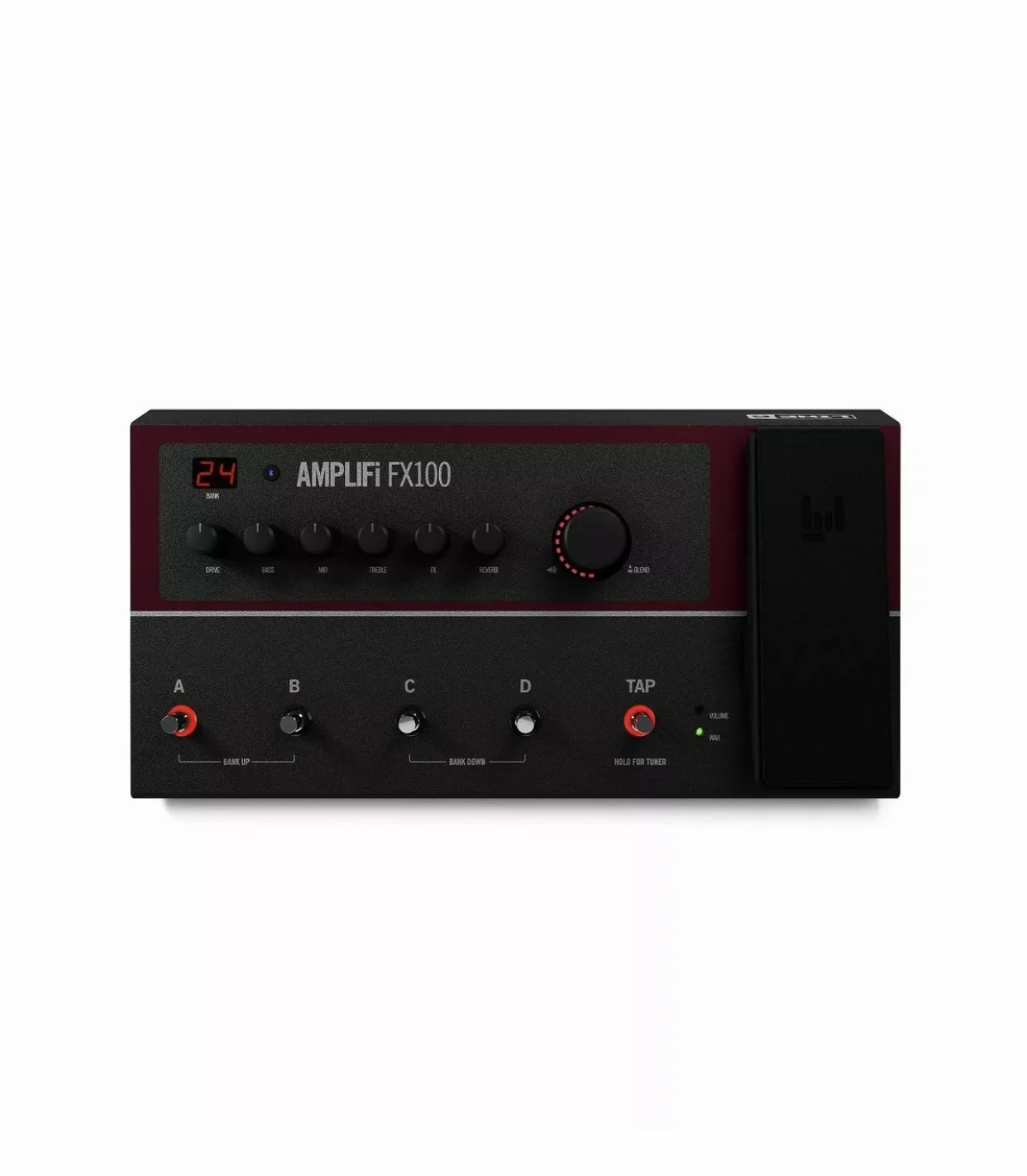 

line 6 amplifi FX100 Guitar effects pedal for electric guitarra accessories, Black red