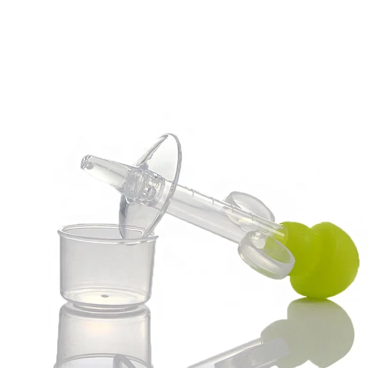 

Apple bear infant anti-backflow nasal suction device Baby sucking nose nasal device Syringe baby nasal feeding device