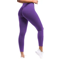 

High waist butt Lift Push Up Leggings For Women Customized Elastic Scrunch Booty Tight Gym Yoga Pants Plus Size
