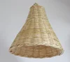 Small rattan lampshade bell shape