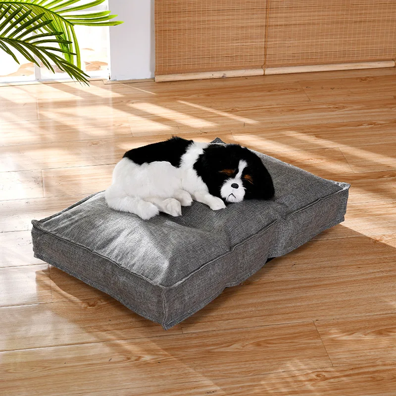 

Europe style durable easy clean square designer pet beds large wholesale