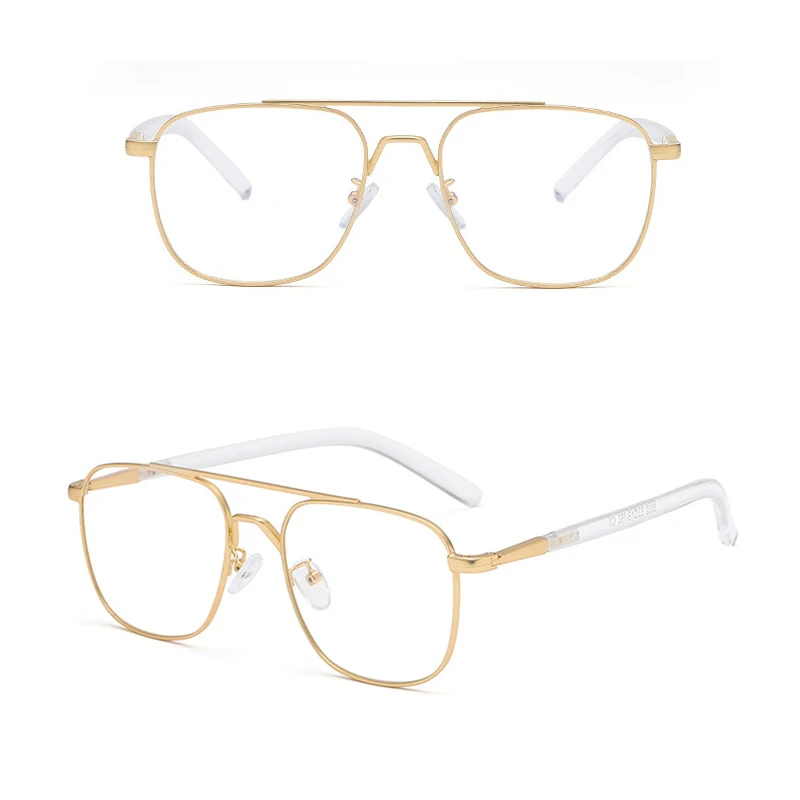 Fashion Gafas Tony Stark Blue Light Blocker Glasses Anti Radiation Eye Glasses