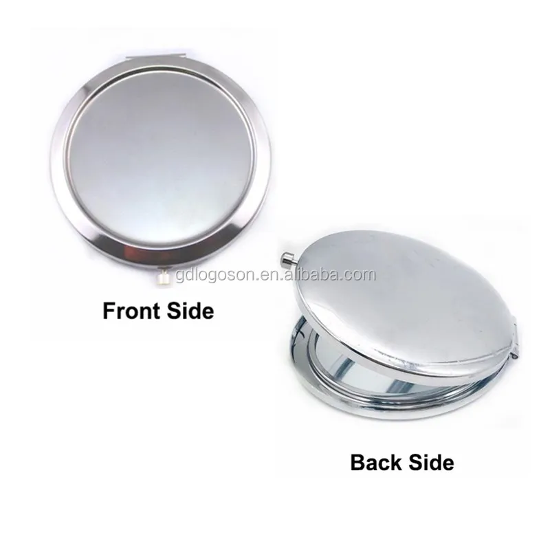 Wholesale Metal Compact Mirrors Cheap Bulk Blank Compact Mirror With