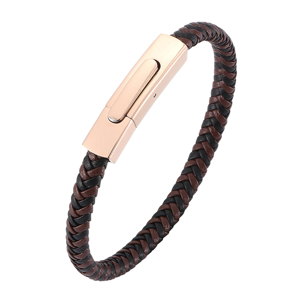 Unisex Jewelry Brown Braided L