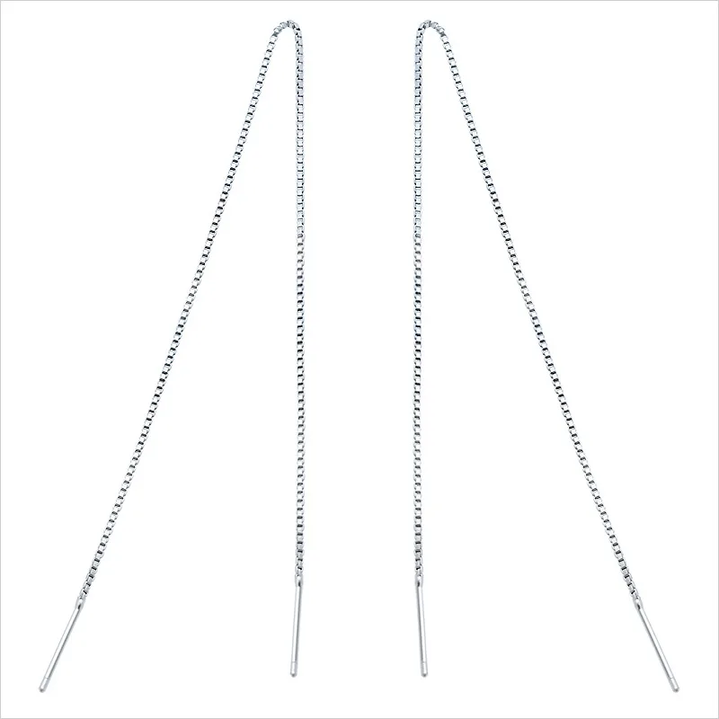 

E1080 Top Sellers For Amazon Sterling Silver Jewelry Sterling Silver 925 Eardrop Korean Fashion Earchain Long Earring