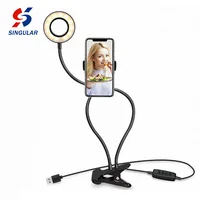 

Multi-Function Selfie Ring Studio Light with Cell Phone Holder