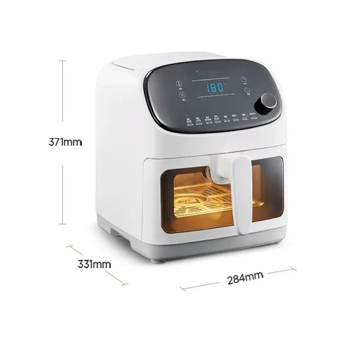 5l Halogen Digital Air Fryer With Glass Window 1800w Buy Air Fryer