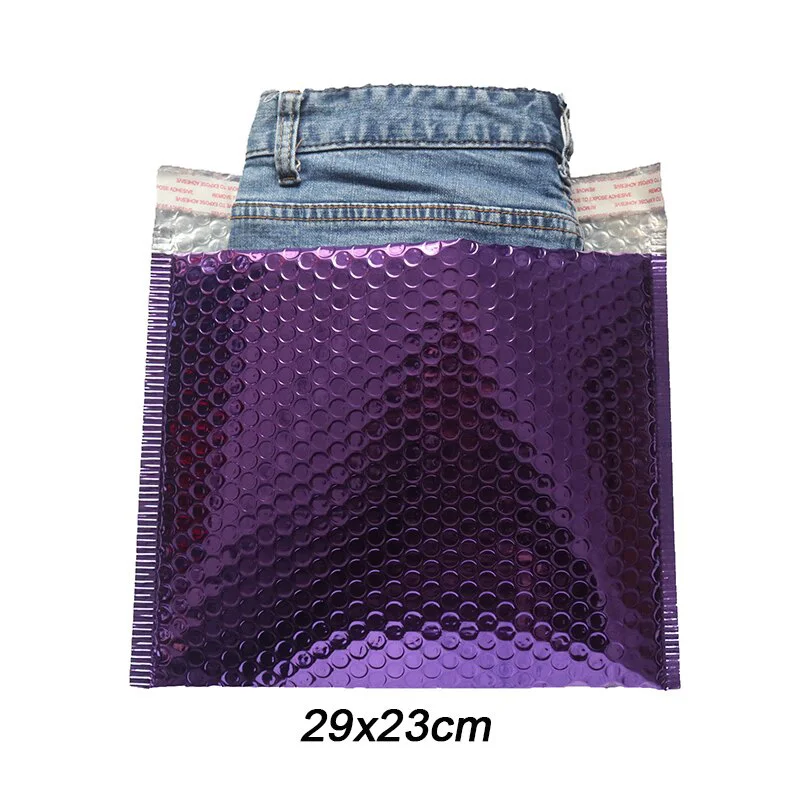 Luxury Purple Poly Bubble Mailers Padded Envelopes Plastic Shipping ...