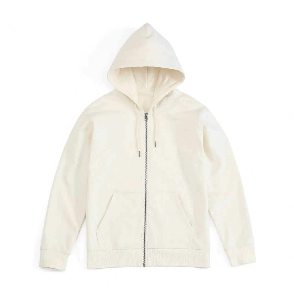 

2021 High Quality Custom Hoodie Aglet Pure Color Zip Hoodie Polos