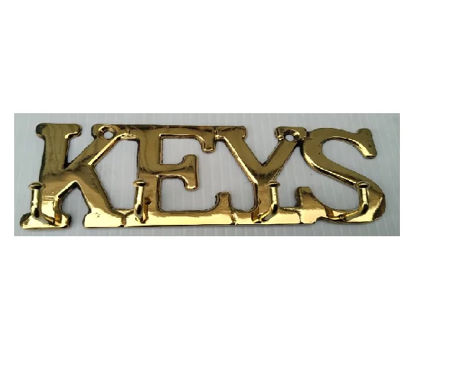 

Best Quality Decorative Metal L House Shaped Brass Hooks/Creative Hook With Screws