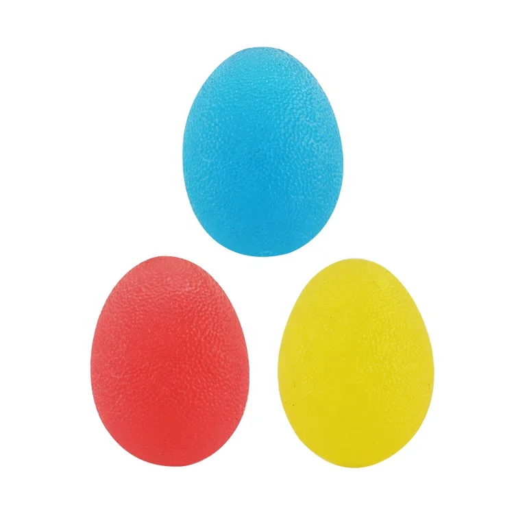 

Colorful Egg Shape Fitness Ball TPE hand exercise balls For Muscle relaxation