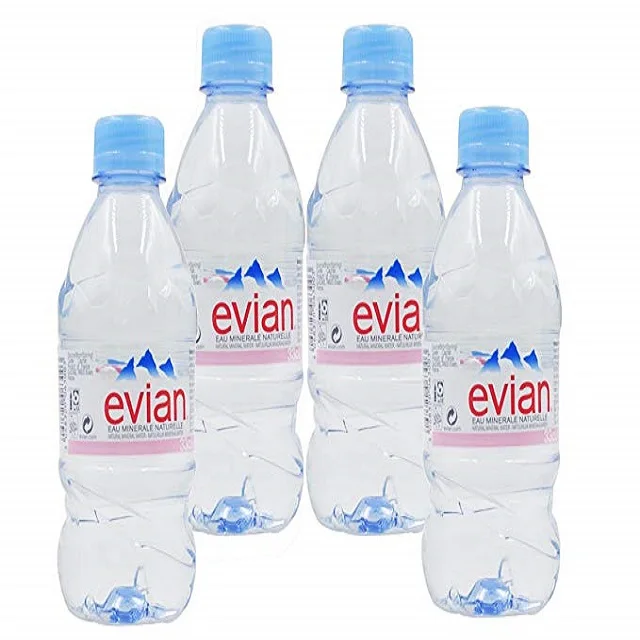 Evian 50cl Pet French Evian Plastic Bottle 500ml Mineral Water Brands