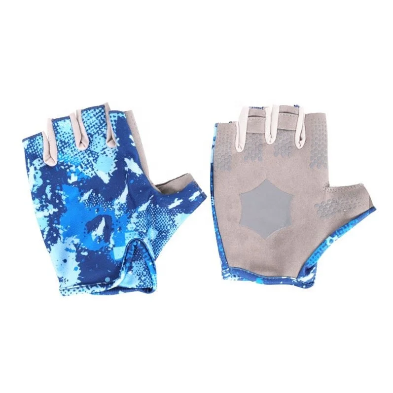 

2020 Amazon Fingerless Summer Fishing Gloves, Custom pattern
