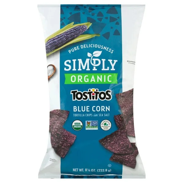 
Simply Tostitos Organic Blue Corn Tortilla Chips 
