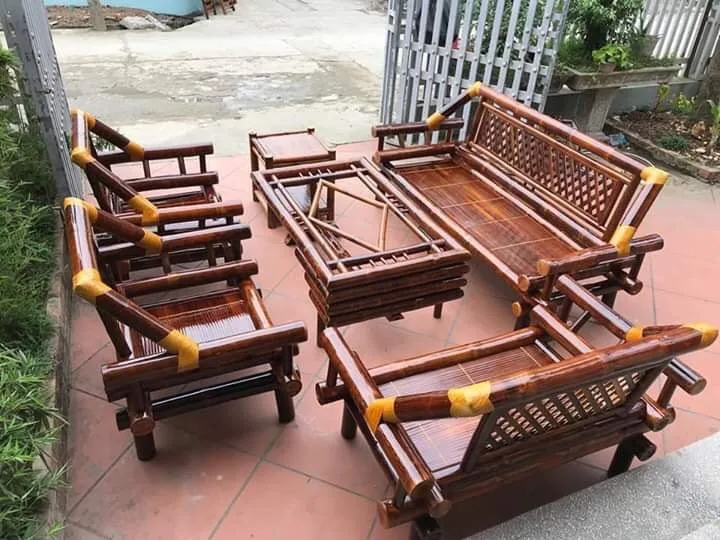 
Handmade bamboo furnitures chair table unique from Vietnam 